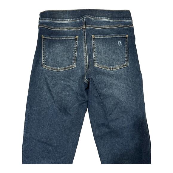 Spanx Distressed Ankle Skinny Blue Jeans, high waist size small (2-4) - Picture 8 of 12